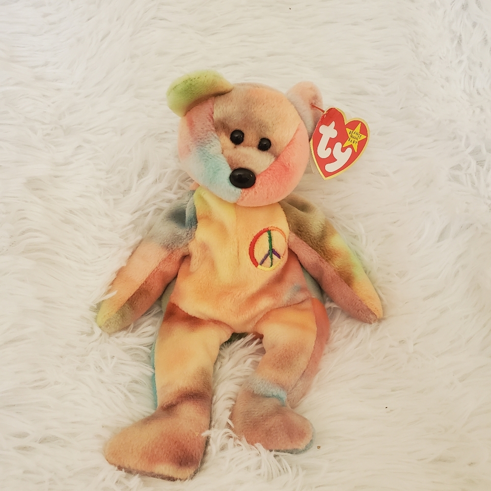 "Peace" Beanie baby TY, RARE, Retired